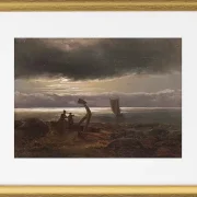 Mutter und Kind am Meer - 1830