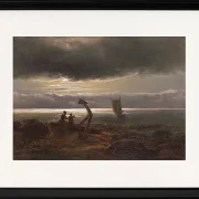 Mutter und Kind am Meer - 1830