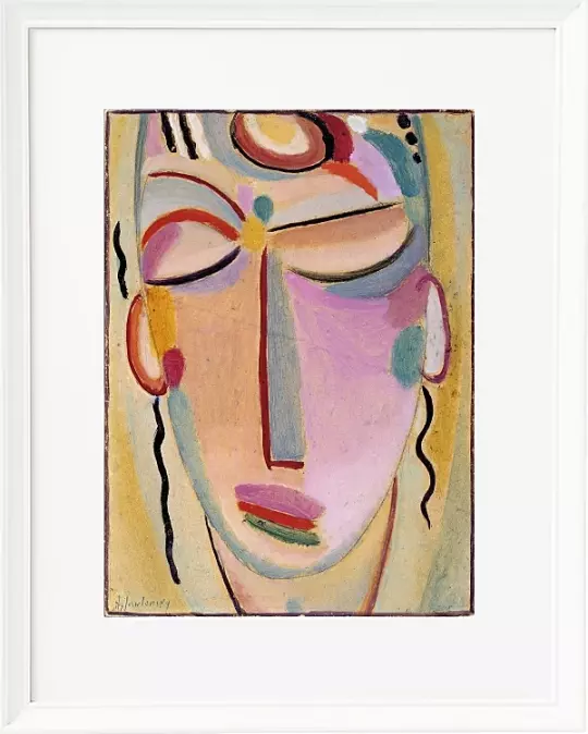 Mystischer Kopf, Meditation - 1918