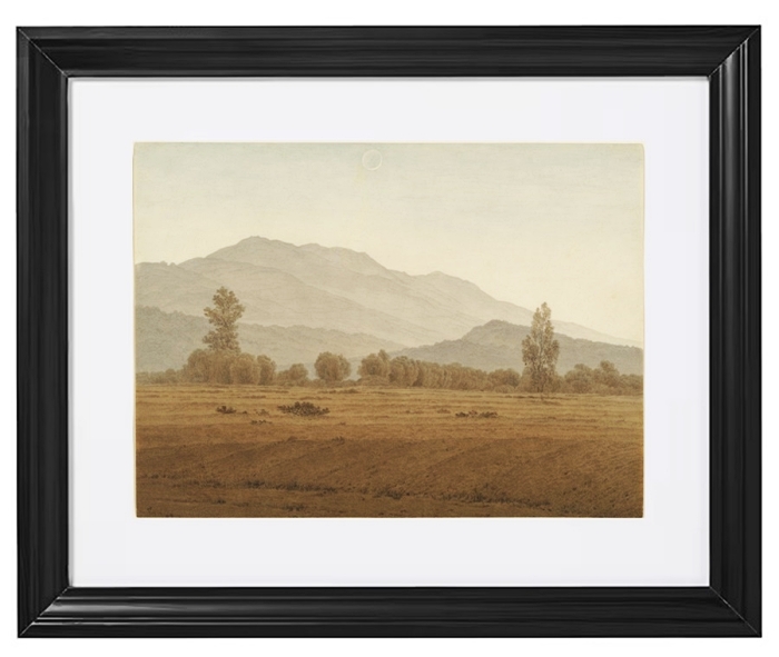 Neumond über dem Riesengebirge - 1835