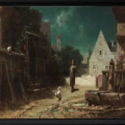 Nachtwächter bei Mondschein - 1870