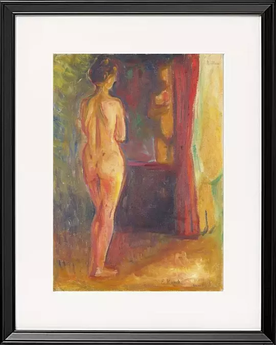 Nackte vor dem Spiegel – 1902