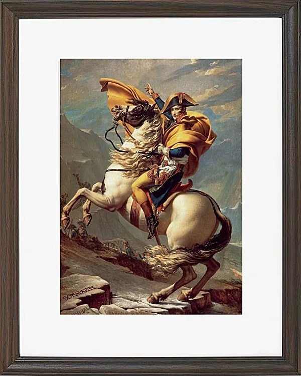 Napoleon überquert die Alpen - 1800