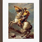 Napoleon überquert die Alpen - 1800