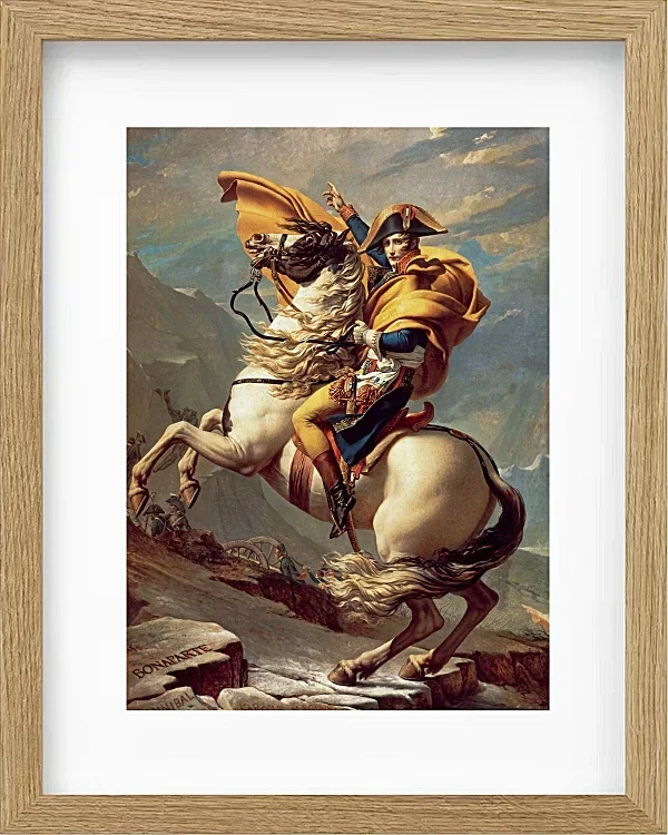 Napoleon überquert die Alpen - 1800