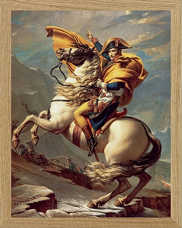 Napoleon überquert die Alpen - 1800