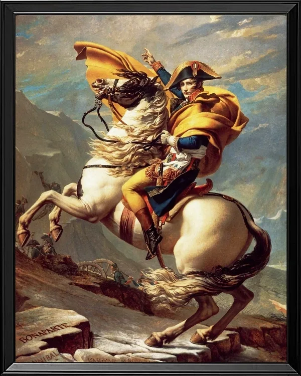 Napoleon überquert die Alpen - 1800