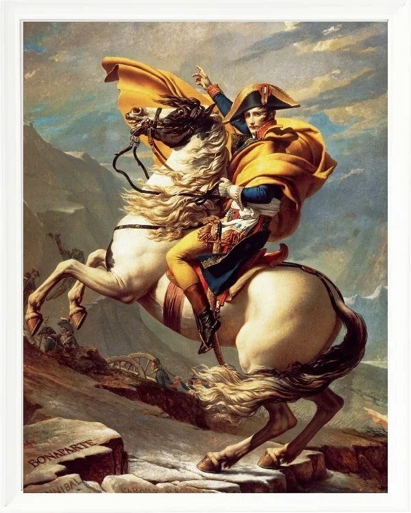Napoleon überquert die Alpen - 1800