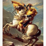 Napoleon überquert die Alpen - 1800