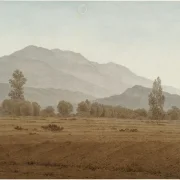 Neumond über dem Riesengebirge - 1835