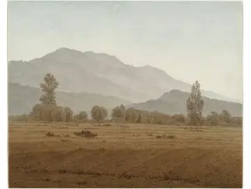 Neumond über dem Riesengebirge - 1835