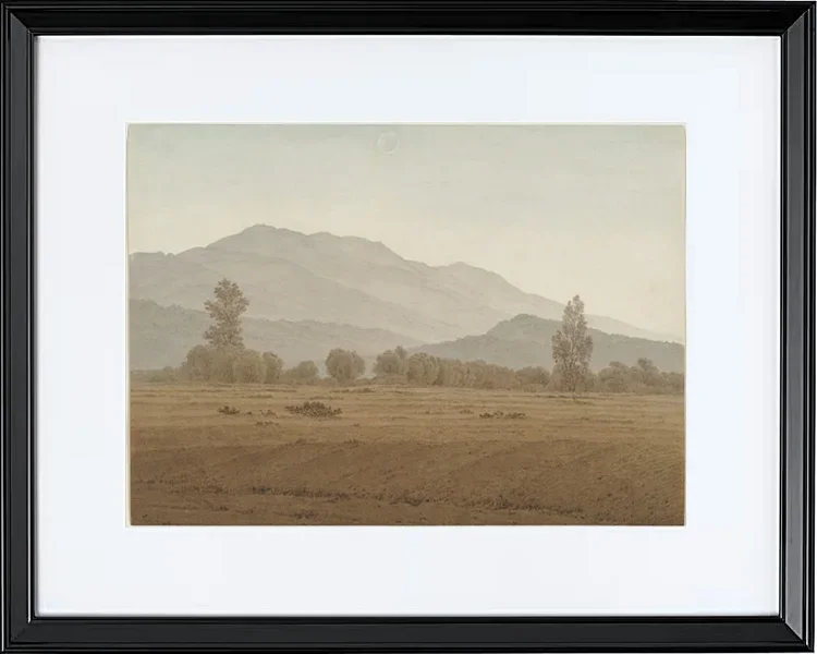 Neumond über dem Riesengebirge - 1835