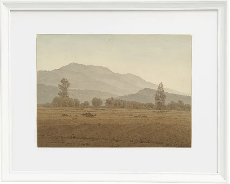 Neumond über dem Riesengebirge - 1835