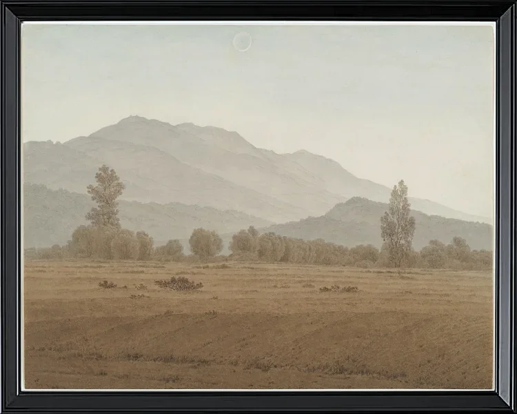 Neumond über dem Riesengebirge - 1835