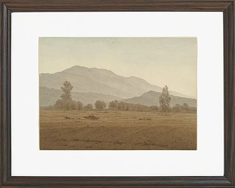 Neumond über dem Riesengebirge - 1835