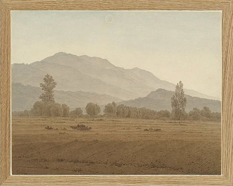 Neumond über dem Riesengebirge - 1835