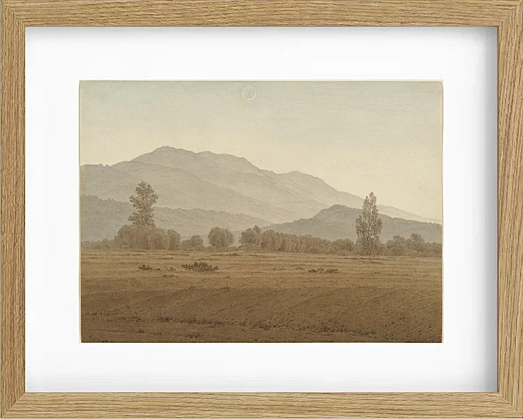 Neumond über dem Riesengebirge - 1835