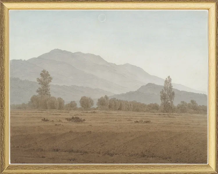 Neumond über dem Riesengebirge - 1835