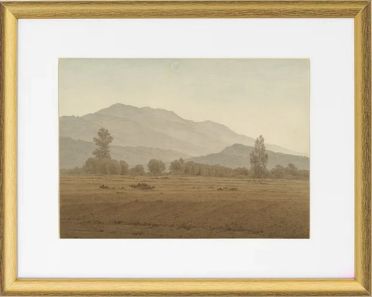 Neumond über dem Riesengebirge - 1835