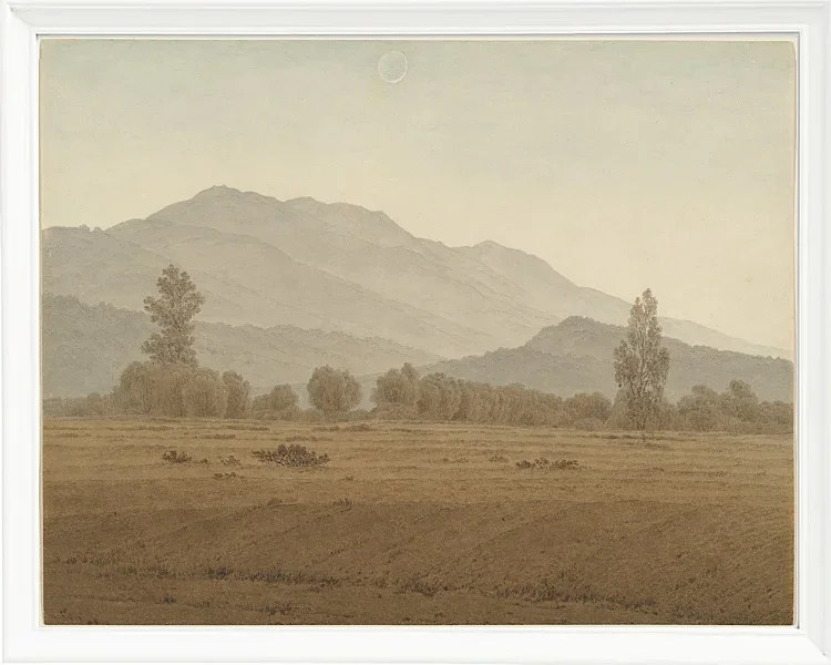 Neumond über dem Riesengebirge - 1835