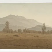 Neumond über dem Riesengebirge - 1835