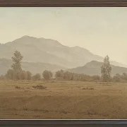 Neumond über dem Riesengebirge - 1835