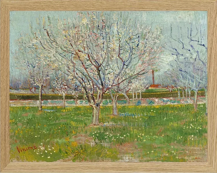 Frugthave i blomst - 1888