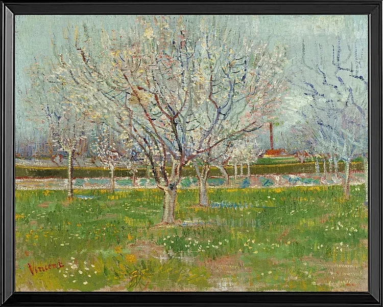 Frugthave i blomst - 1888