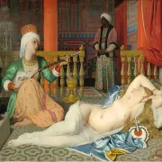 Odaliske, Sklave und Eunuch - 1839