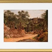 Olivenhain aus Tivoli bei Rom - 1839