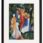 Paar auf dem Waldweg – 1913