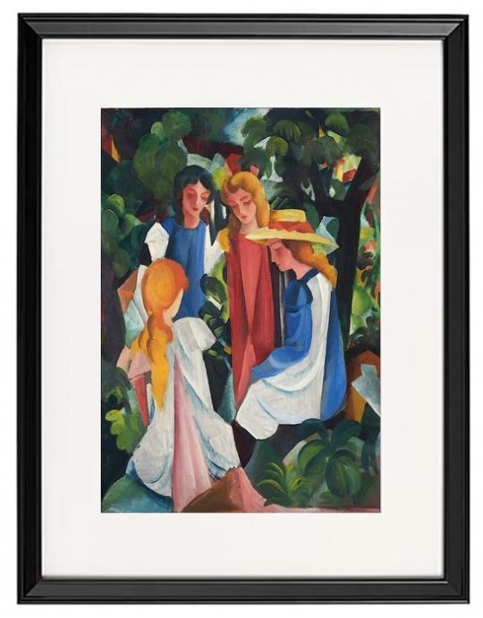 Paar auf dem Waldweg – 1913