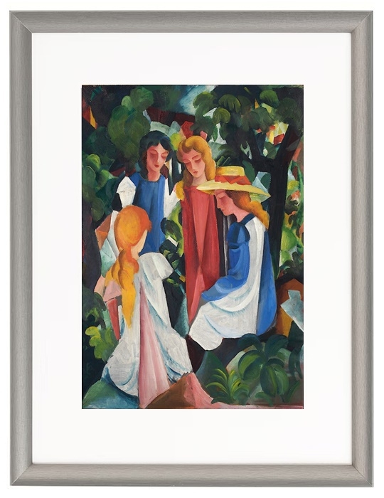 Paar auf dem Waldweg – 1913