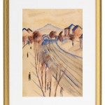 Ölberg mit Bahngleisen II - 1912