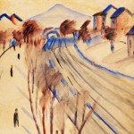 Ölberg mit Bahngleisen II - 1912