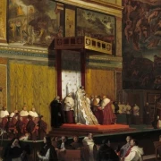 Papst Pius VII. in der Sixtinischen Kapelle - 1814