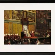Papst Pius VII in der Sixtinischen Kapelle - 1814