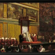 Papst Pius VII in der Sixtinischen Kapelle - 1814