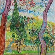 Park des Krankenhauses Saint-Paul - 1889