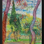 Park des Krankenhauses Saint-Paul - 1889