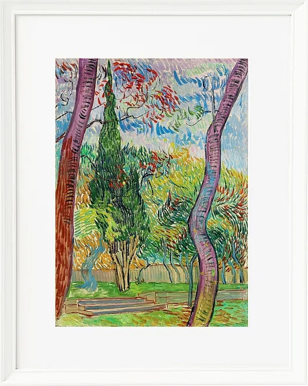 Park des Krankenhauses Saint-Paul - 1889