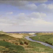 Peter Christian Skovgaard | Blick auf die Nordküste Seelands bei Dronningmølle – 1843 | Gerahmter Kunstdruck | Goldenes Zeitalter Dänemark