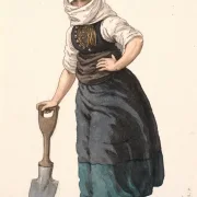 Peter Christian Skovgaard | Læssøe-Bauernmädchen in Alltagskleidung – 1849 | Gerahmter Kunstdruck | Goldenes Zeitalter Dänemark