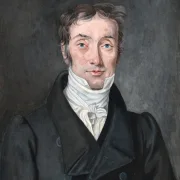 Peter Christian Skovgaard | Portræt af skolelærer Hans Jensen Visby - 1844 | Indrammet kunsttryk | Danmarks Guldalder