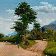 Peter Christian Skovgaard | Italienische Landschaft – 1854 | Gerahmter Kunstdruck | Goldenes Zeitalter Dänemark