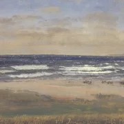 Peter Christian Skovgaard | Stranden ved Rågeleje - 1842 | Indrammet kunsttryk | Danmarks Guldalder