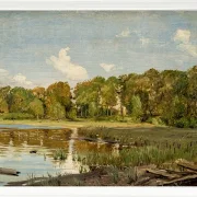 Peter Christian Thamsen Skovgaard – Am Lake Gurre, Seeland 1843 | Indrammet giclée-kunsttryk