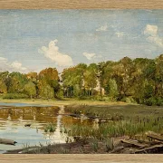 Peter Christian Thamsen Skovgaard – Am Lake Gurre, Seeland 1843 | Indrammet giclée-kunsttryk