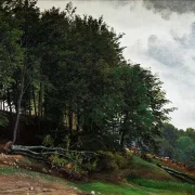 Peter Christian Thamsen Skovgaard – Bewaldete Hügel 1864 | Indrammet giclée-kunsttryk
