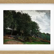 Peter Christian Thamsen Skovgaard – Bewaldete Hügel 1864 | Indrammet giclée-kunsttryk